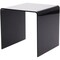 Plymor Black Acrylic Square Display Riser, 5" H x 5" W x 5" D (1/8" thick)